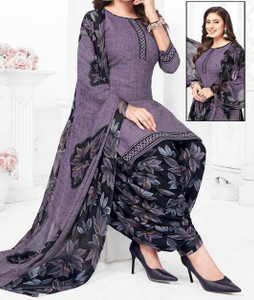 THIRA Crepe Paisley Salwar Suit Material