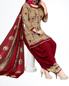 THEODORE Crepe Printed Salwar Suit Material