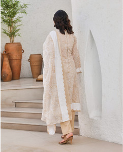 BIBA Cotton Blend Solid Salwar Suit Material