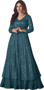VATAGAMFAB Embroidered Semi Stitched Lehenga & Kurta