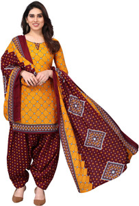 Rajnandini Cotton Blend Printed Salwar Suit Material