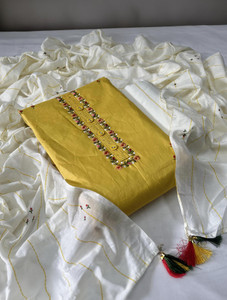 krishna boutique Pure Cotton Printed Salwar Suit Material