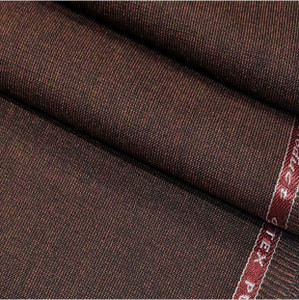 VIMAL SUITING Cotton Blend Solid Trouser Fabric