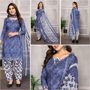 ANAND Crepe Printed Salwar Suit Material