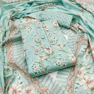 KenaEnterprises Cotton Blend Floral Print Salwar Suit Material