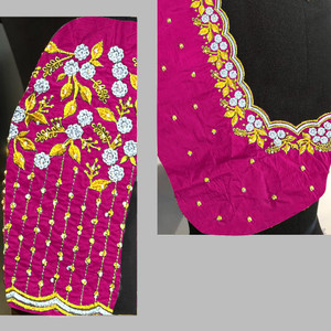 ME AND FOX Pure Silk Printed Blouse Material