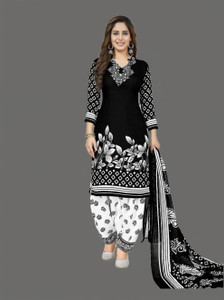 ANIRAV Crepe Printed Salwar Suit Material