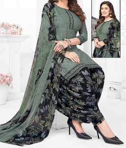 THIRA Crepe Printed Salwar Suit Material