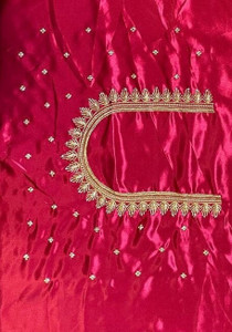 Soundarya Pure Silk Embroidered Blouse Material