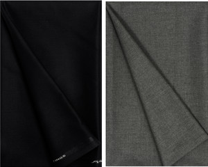 abhi fashion Cotton Blend Solid Trouser Fabric