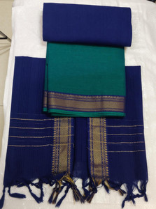 SHREE MAHAVEER HANDLOOMS Cotton Blend Printed Salwar Suit Material