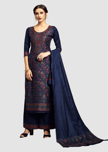 Safaa Acrylic Blend Self Design Kurta & Palazzo Material