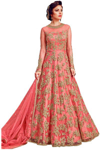 W ETHNIC Flared/A-line Gown