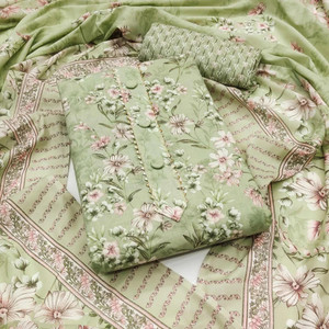 Laxuria Fashion Cotton Blend Floral Print Salwar Suit Material