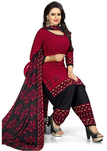 THIRA Crepe Printed Salwar Suit Material