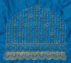 The White Rabbit Cotton Blend Embroidered Blouse Material