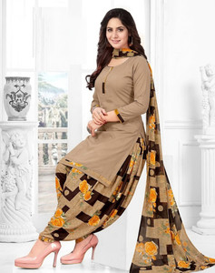 ANIRAV Crepe Printed Salwar Suit Material