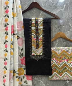 MYRAADESIGNER Pure Cotton Printed Salwar Suit Material