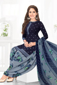VERCO Crepe Printed Salwar Suit Material