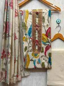 Vijaycreation Pure Cotton Printed Salwar Suit Material