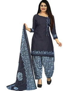 nayan Crepe Self Design Salwar Suit Material