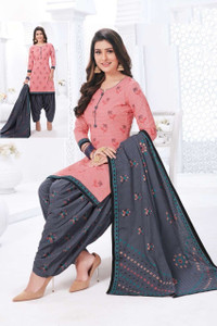 VERCO Crepe Printed Salwar Suit Material
