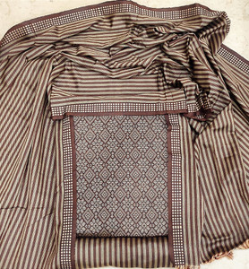 Mayeza Cotton Blend Self Design Kurta & Palazzo Material