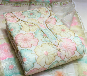 VC Fashion Organza Embroidered, Self Design Salwar Suit Material