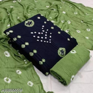 RISHITTRENDS Viscose Rayon Dyed Salwar Suit Material