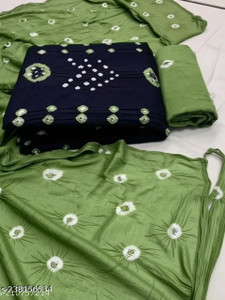 RISHITTRENDS Viscose Rayon Dyed Salwar Suit Material