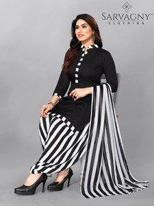 nayan Crepe Printed Salwar Suit Material
