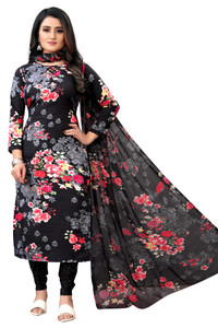 Kashvi Crepe Printed Kurta & Churidar Material