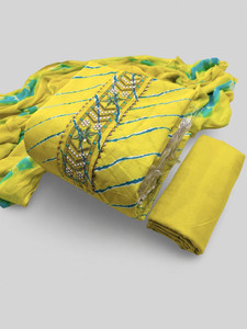 SILKORA Pure Cotton Printed Salwar Suit Material