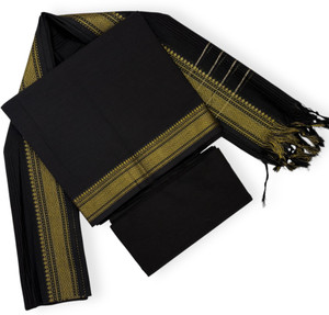 SHREE MAHAVEER HANDLOOMS Pure Cotton Self Design Salwar Suit Material