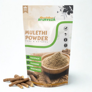Murlidhar Organic Mulethi Powder for Glowing Skin & Strong Hair | Licorice Root Powder