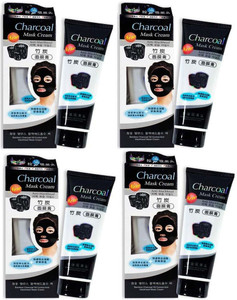 RTB CharcoaLl Face Mask Anti Blackhead 520g- Pack of 4 (130g Each)