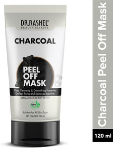 DR.RASHEL Charcoal Peel Off Mask for Instant Glow, Anti Pollution, Blackhead Removal