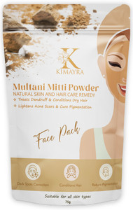 KIMAYRA Pure & Natural Multani Mitti Powder| Bentonite Clay | Great For Hair, Face, Skin