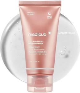 IMPACTSTRONG MediKub Night mask Collagen Overnight Peel Off Wrapping Facial Elasticity Care