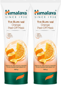 HIMALAYA Tan Removal Orange Peel Of Mask 100G (Pack of 2)