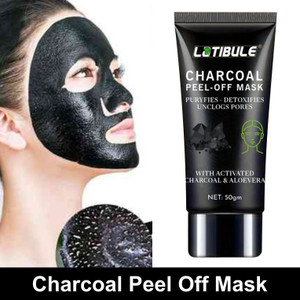 Latibule Charcoal Peel Off Mask for Men & Women – Effective Blackhead & Whitehead Remover