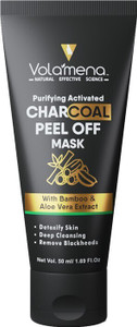 Volamena Activated Charcoal Peel Off Face Mask with Bamboo charcoal extract