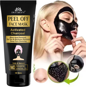 INTIMIFY Charcoal Anti-Blackhead, Deep Cleansing, Purifyin Peel Off Mask