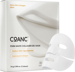 Colgan Mask COANC Deep Collagen Overnight Mask Hydrating Mask for Glass Skin (2 ...