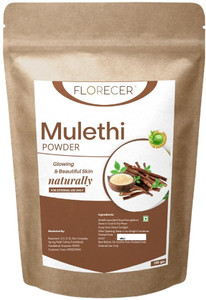 FLORECER Mulethi Powder For Skin, Face and Hair | Yashtimadhu Powder, Licorice Powder