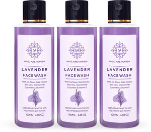 Mystic pure ayurveda Lavender And Niacinamide For Anti-Aging & Skin Nourishment Face Wash