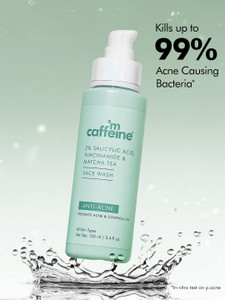mCaffeine 2% Salicylic Acid Niacinamide & Matcha Tea Face Wash - Image 6