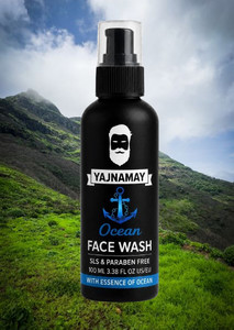 YAJNAMAY Ocean Mineral Men Face Wash 100 ml - Image 6