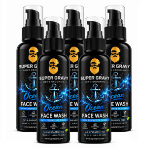 Super Gravy Ocean For Men's Beauty Anti-Ageing, Fights Acne & Pimple, Skin Whitening Face Wash
