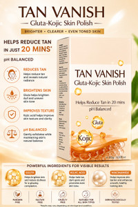 LEEGOAL Gluta-Kojic Instant Tan Removal & Tan Vanish With Glutathione, For All Type Skin (180 g) Face Wash